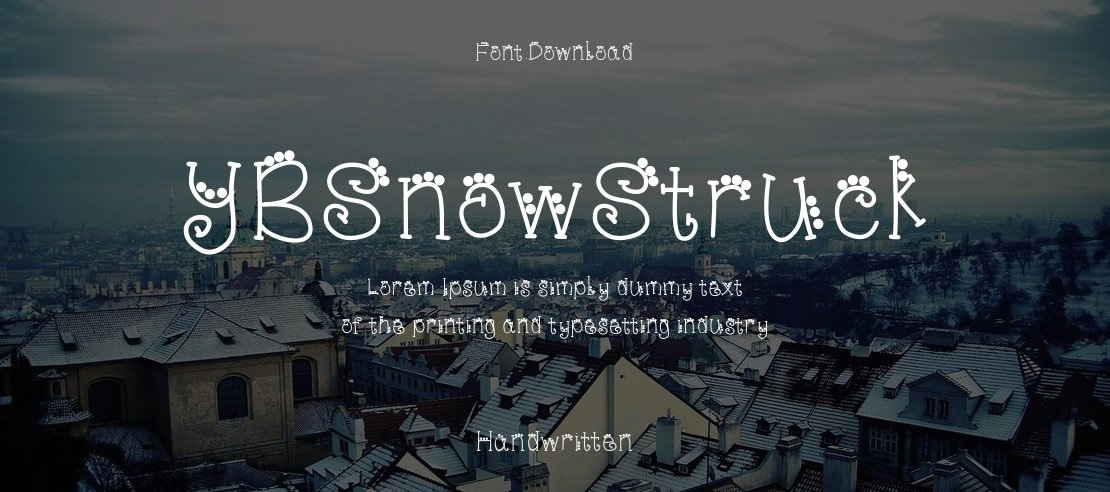 YBSnowStruck Font