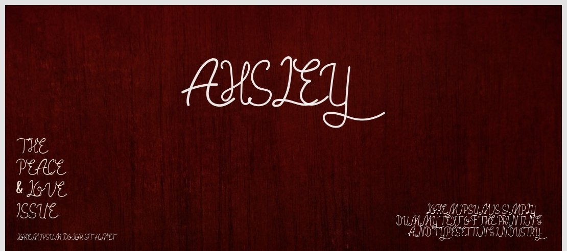 ahsley Font