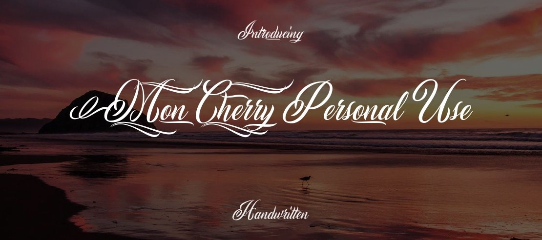 Mon Cherry Personal Use Font