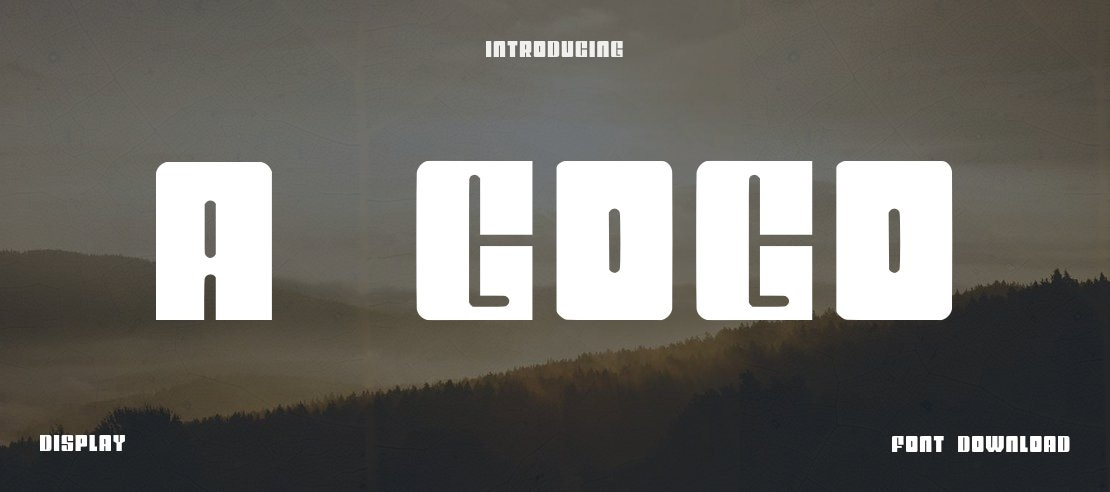 A GOGO Font