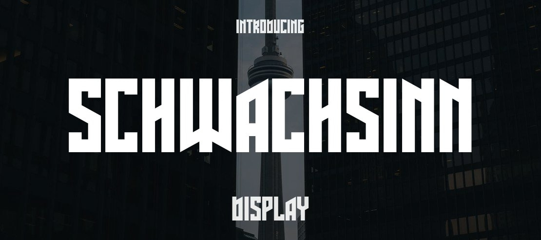 Schwachsinn Font