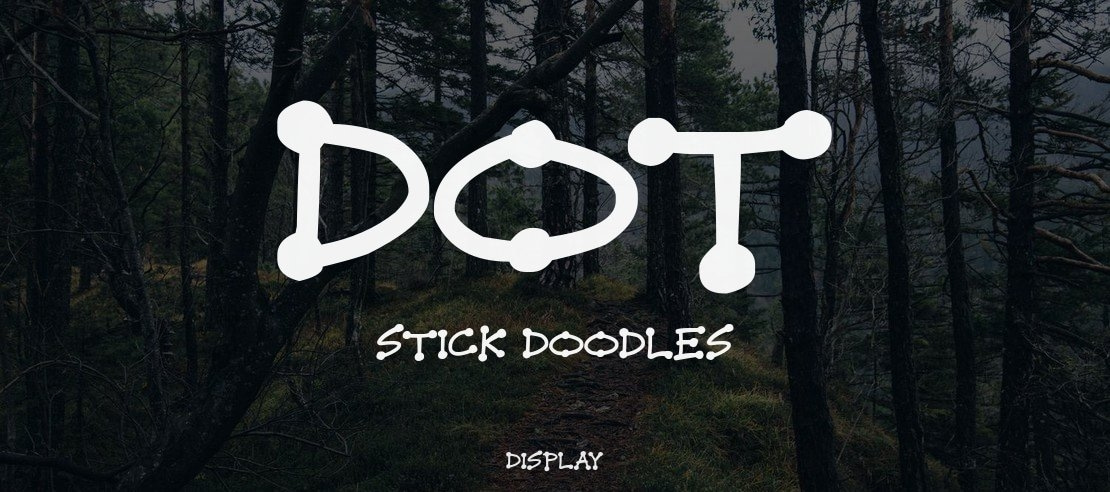 Dot Stick Doodles Font Family