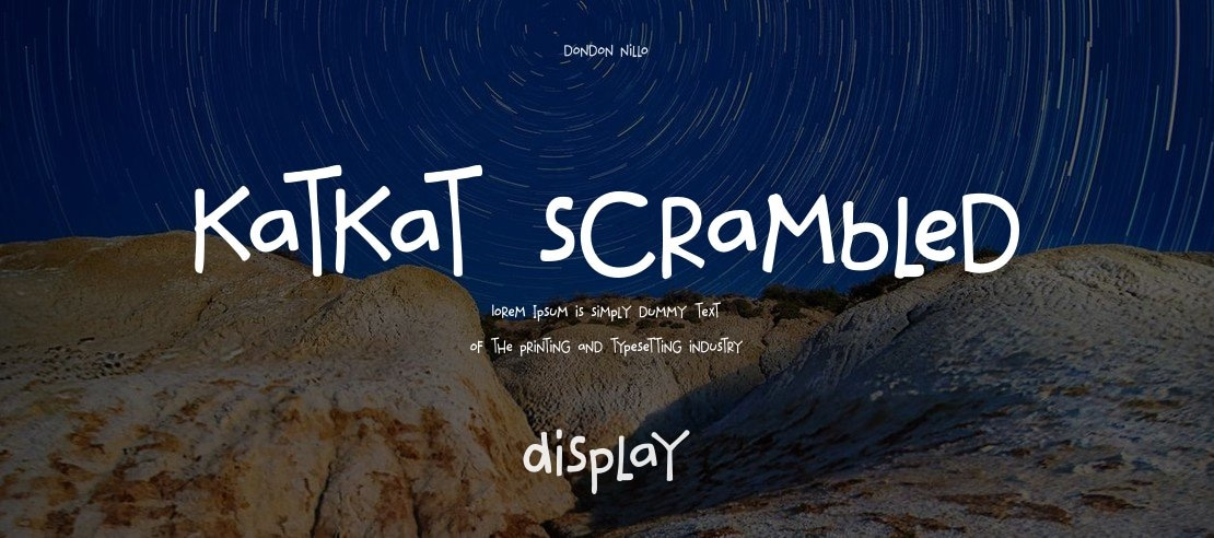 katkat_scrambled Font