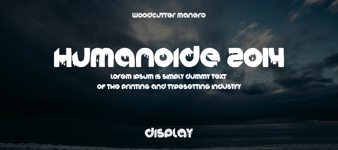 Humanoide 2014 Font