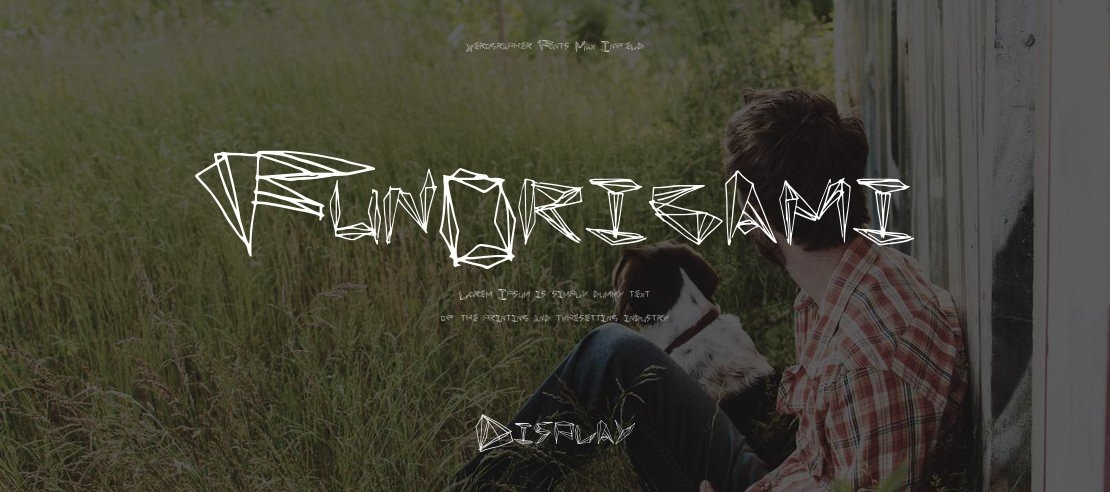 FunOrigami Font