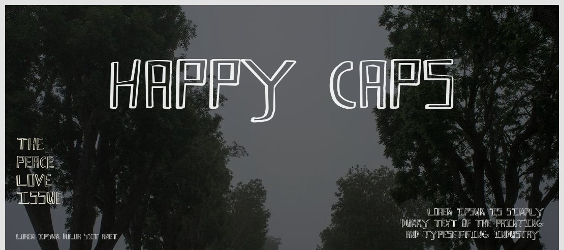 Happy Caps Font