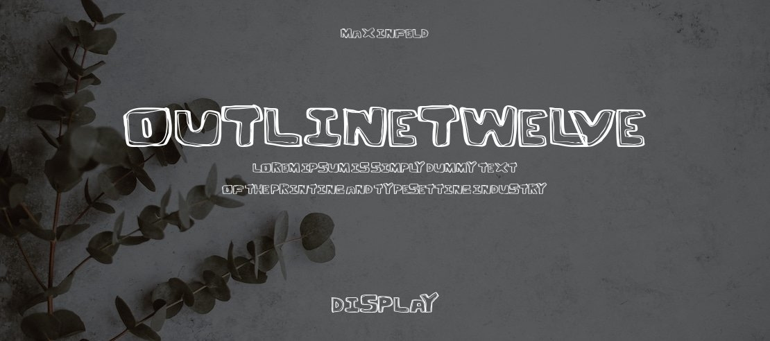 OutlineTwelve Font