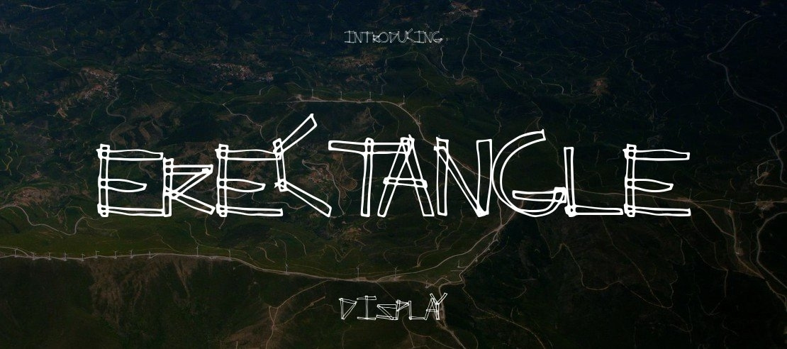 ErectAngle Font