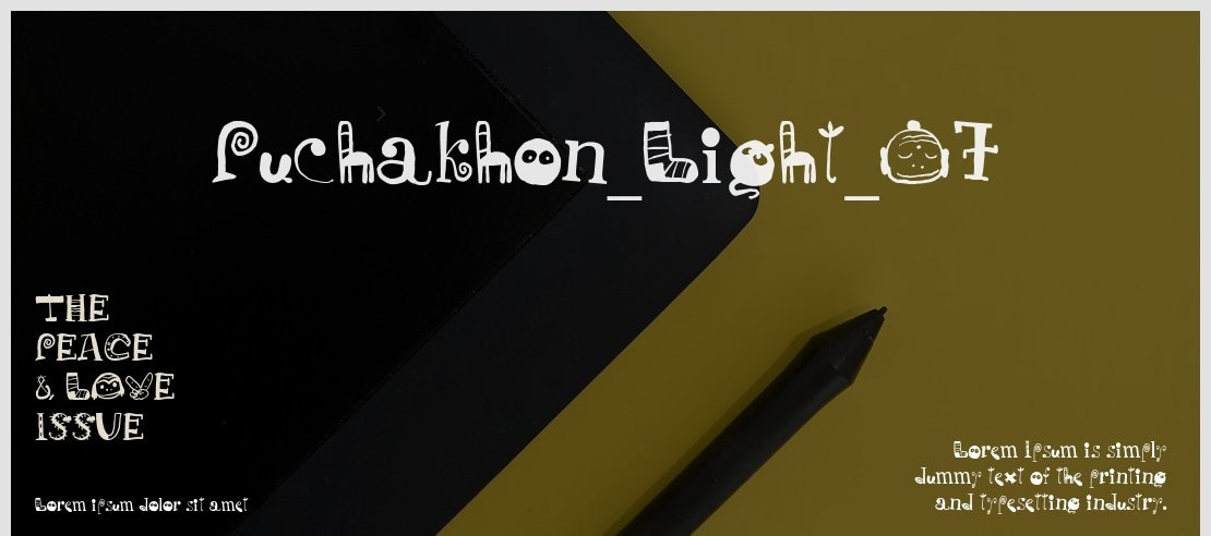 Puchakhon_Light_07 Font