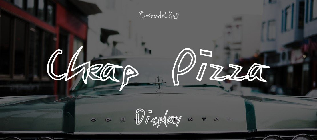 Cheap Pizza Font