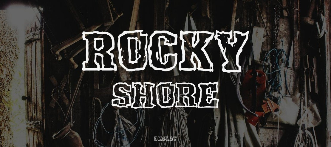 Rocky Shore Font
