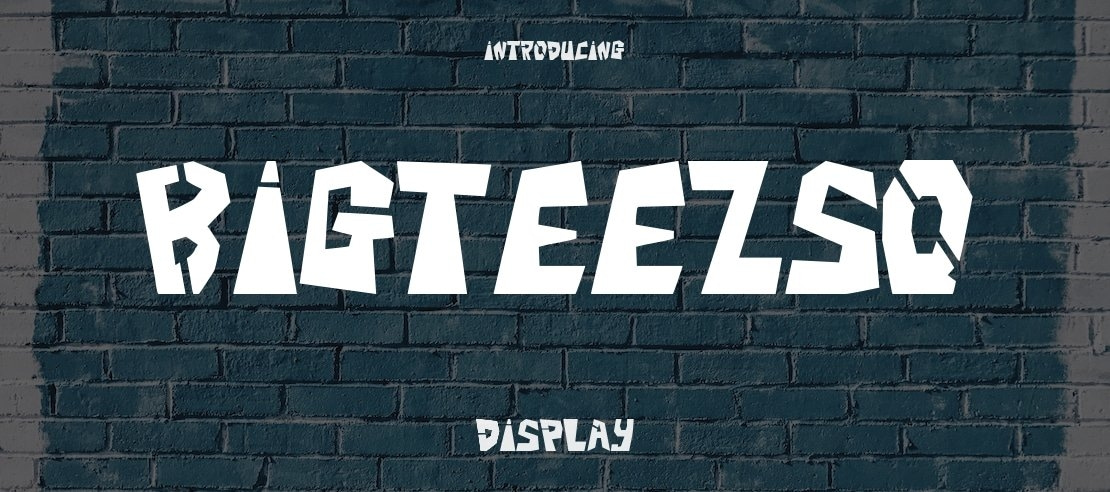 BigTeezSq Font