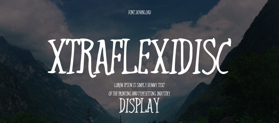 Xtraflexidisc Font