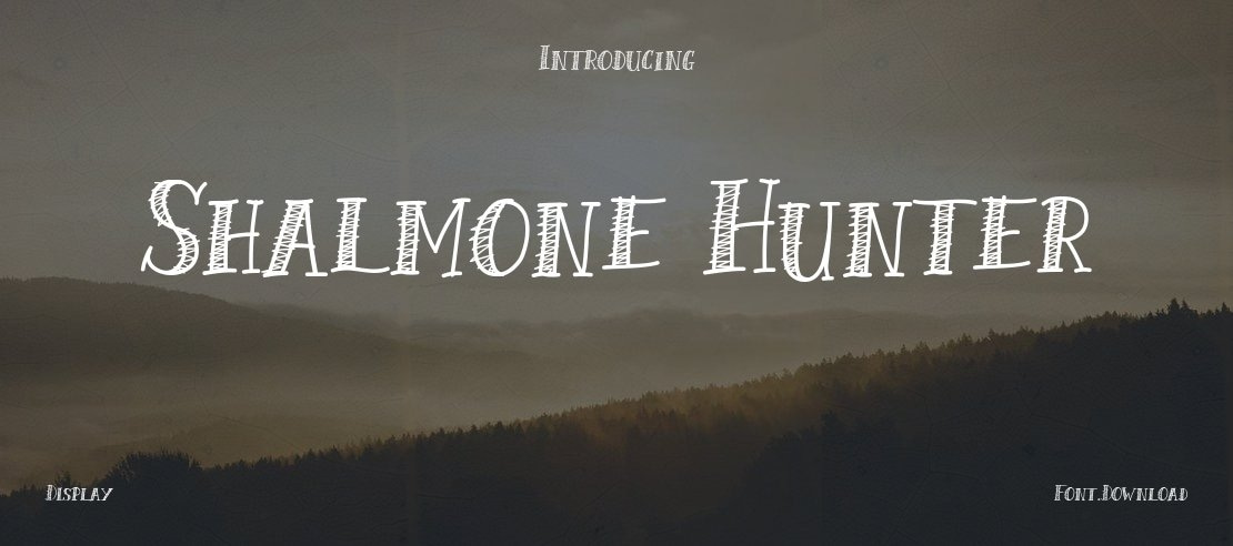 Shalmone Hunter Font