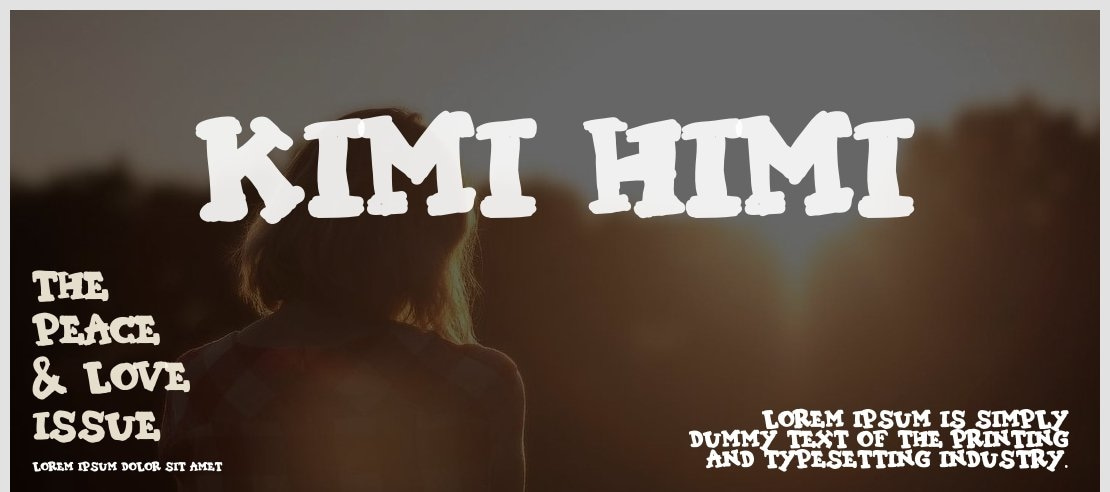 KIMI HIMI Font