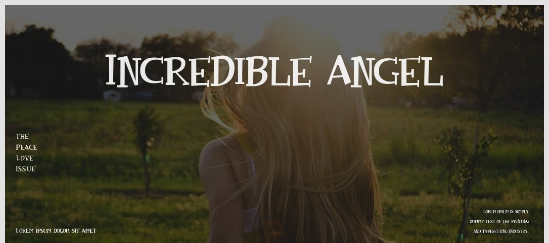 Incredible Angel Font