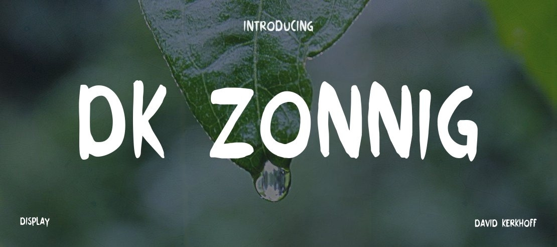 DK Zonnig Font