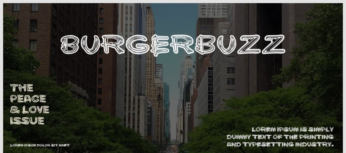 Burgerbuzz Font