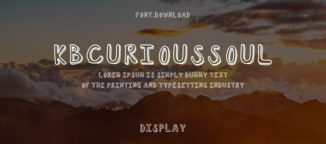 KBCuriousSoul Font