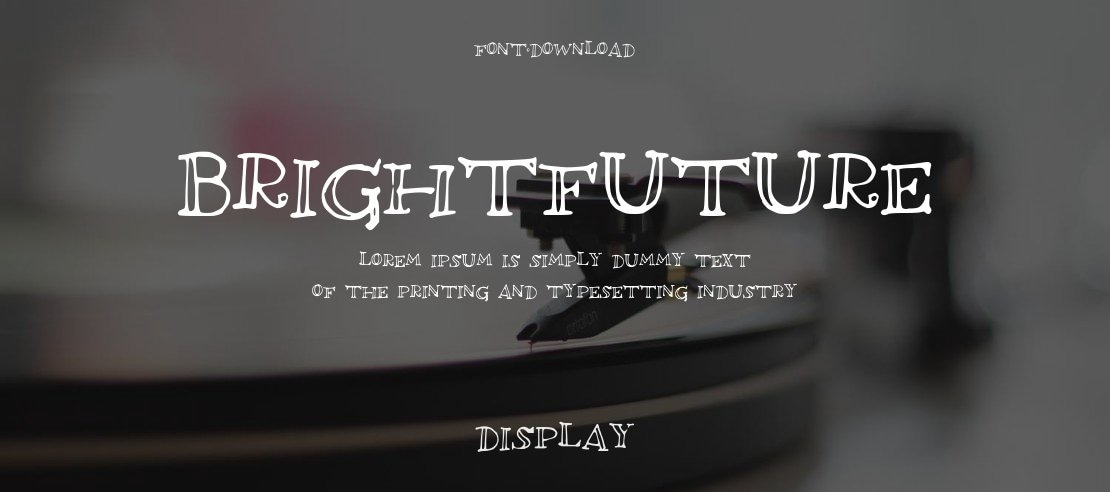 brightfuture Font