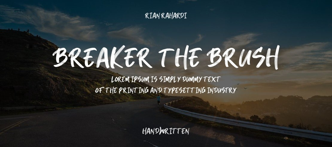 Breaker The Brush Font