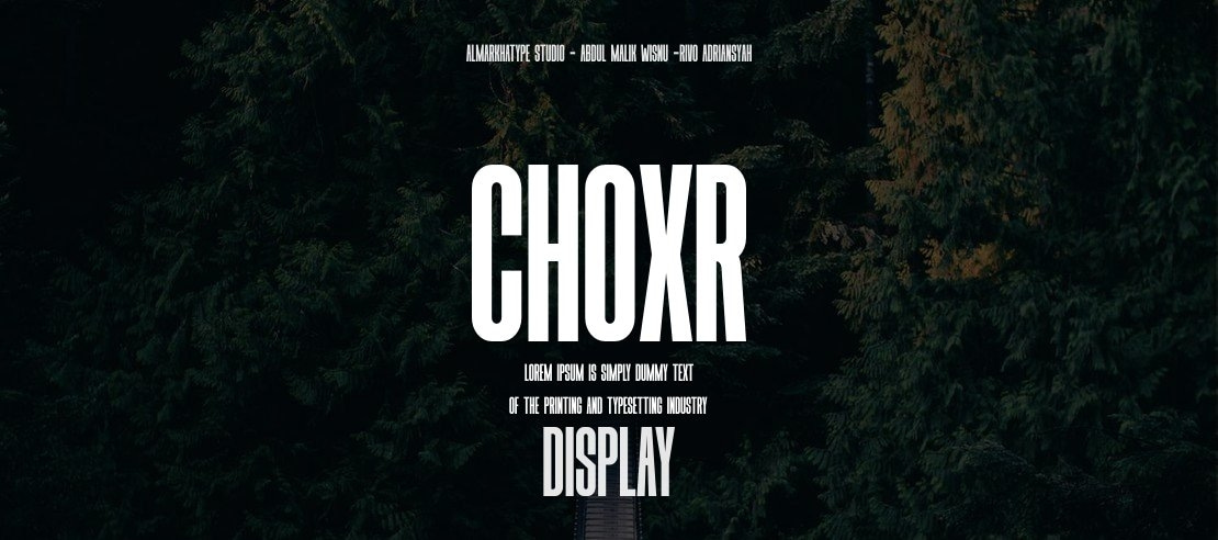 CHOXR Font