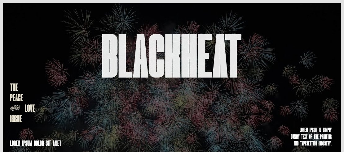 Blackheat Font