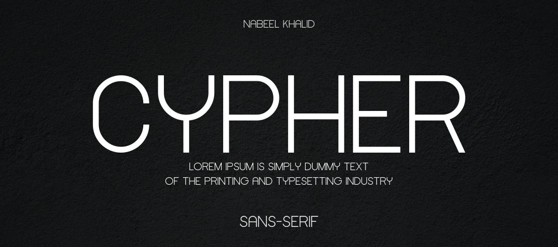 Cypher Font Family