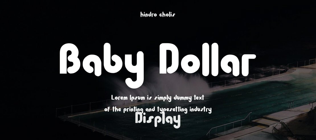 Baby Dollar Font