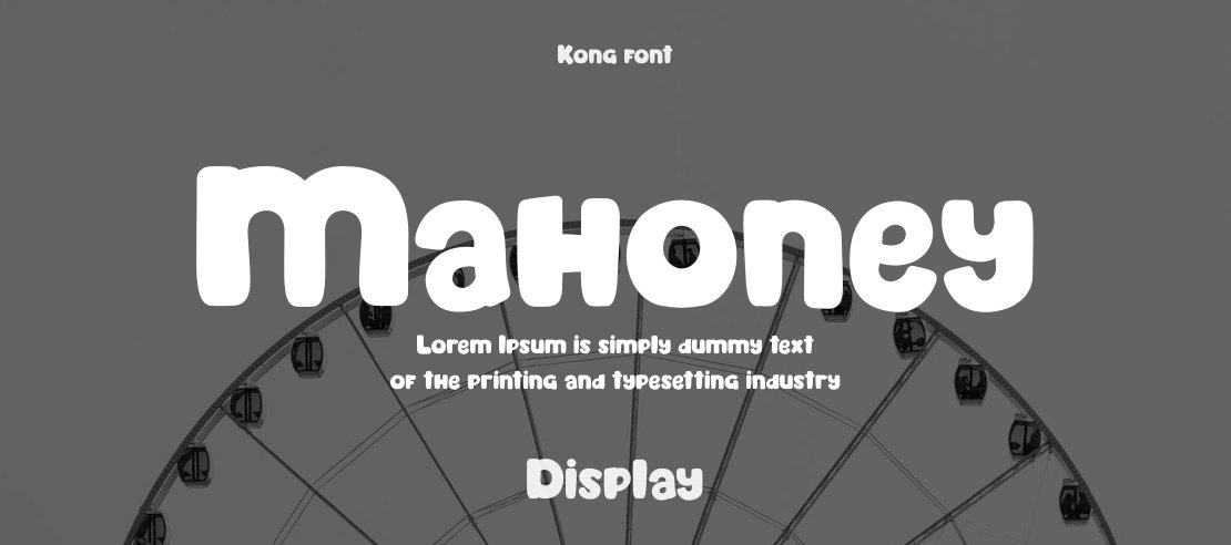 Mahoney Font Family