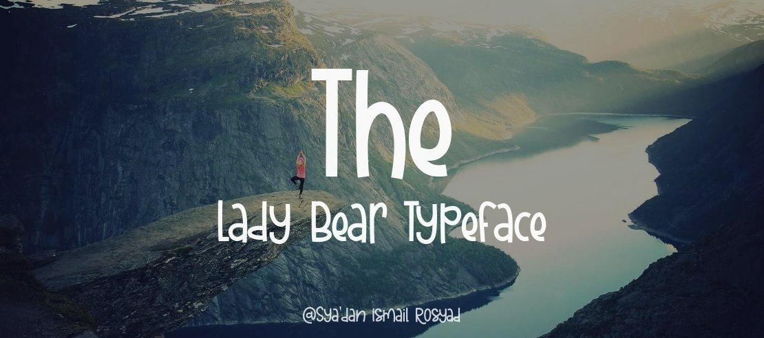 The Lady Bear Font