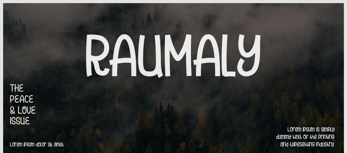 Raumaly Font