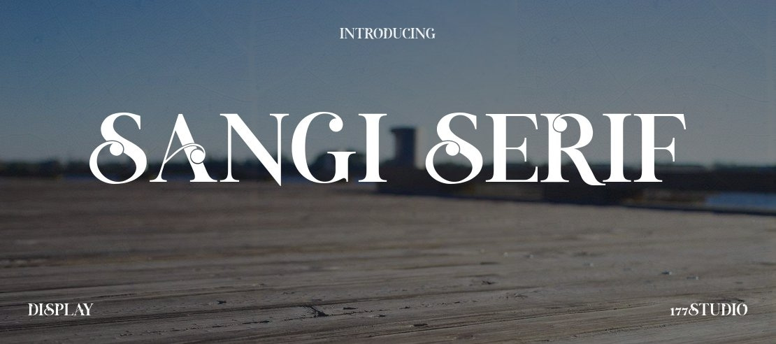 Sangi Serif Font