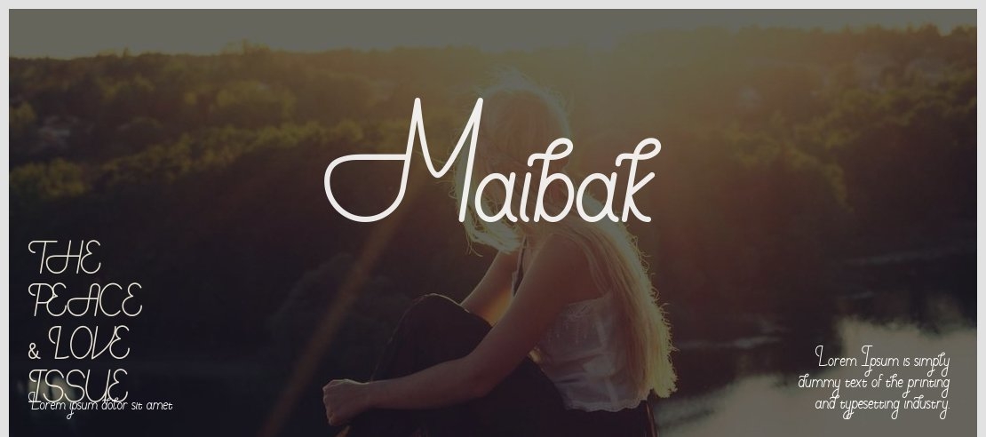 Maibak Font