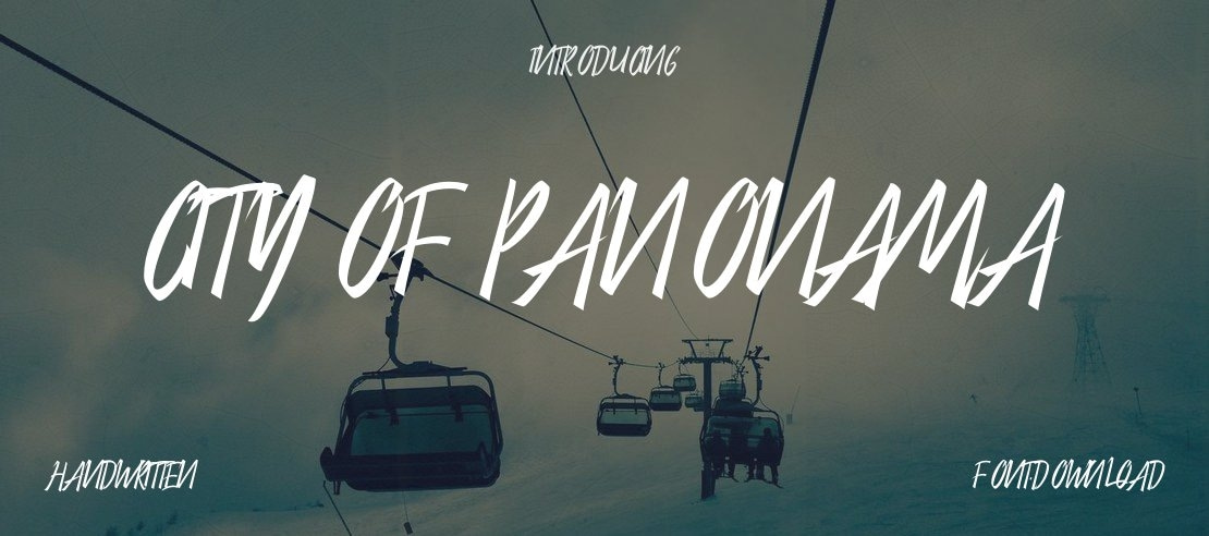 City Of Panonama Font Family