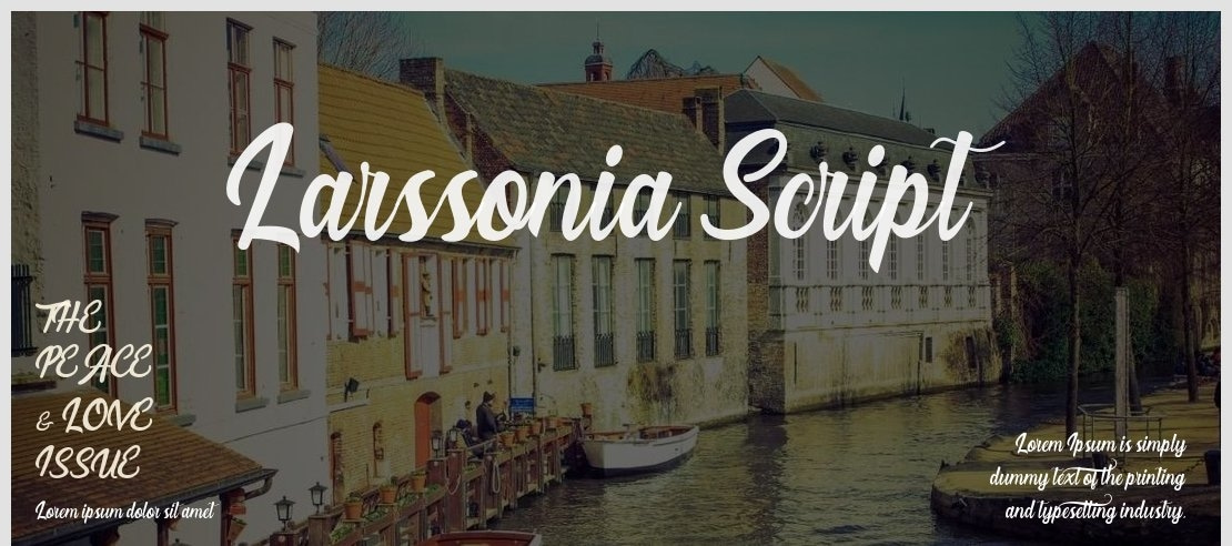 Larssonia Script Font