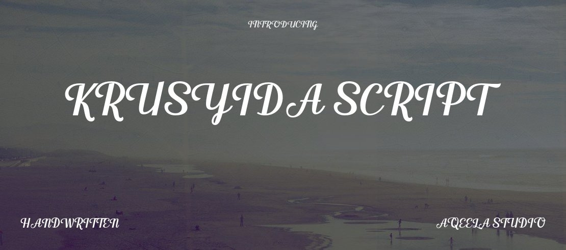 Krusyida Script Font