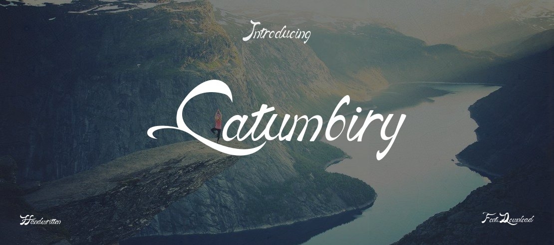 Catumbiry Font