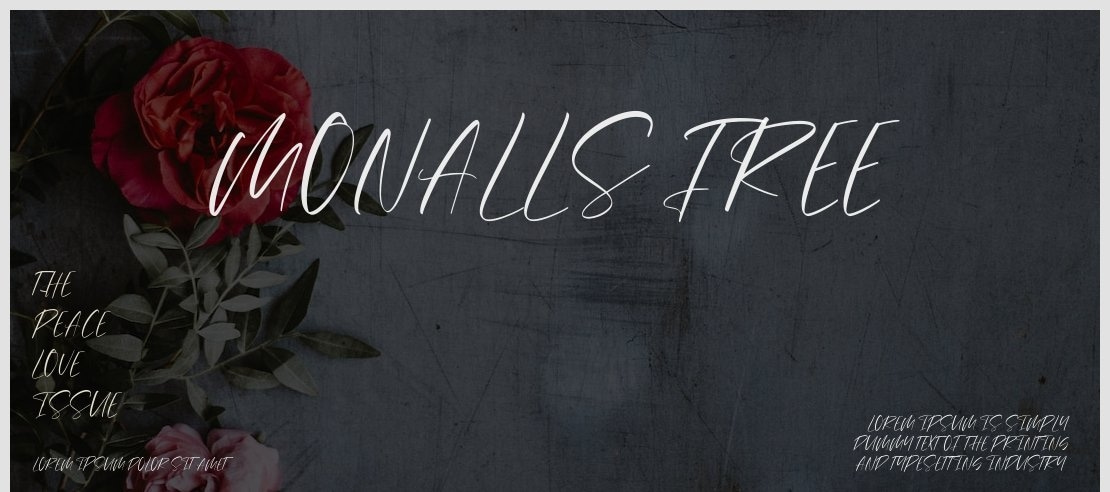 Monalls Free Font