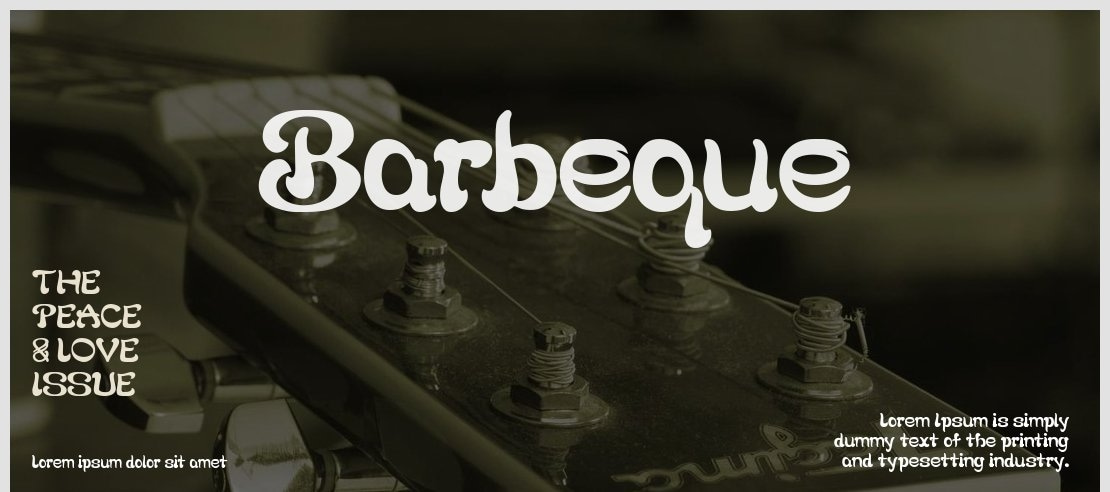 Barbeque Font