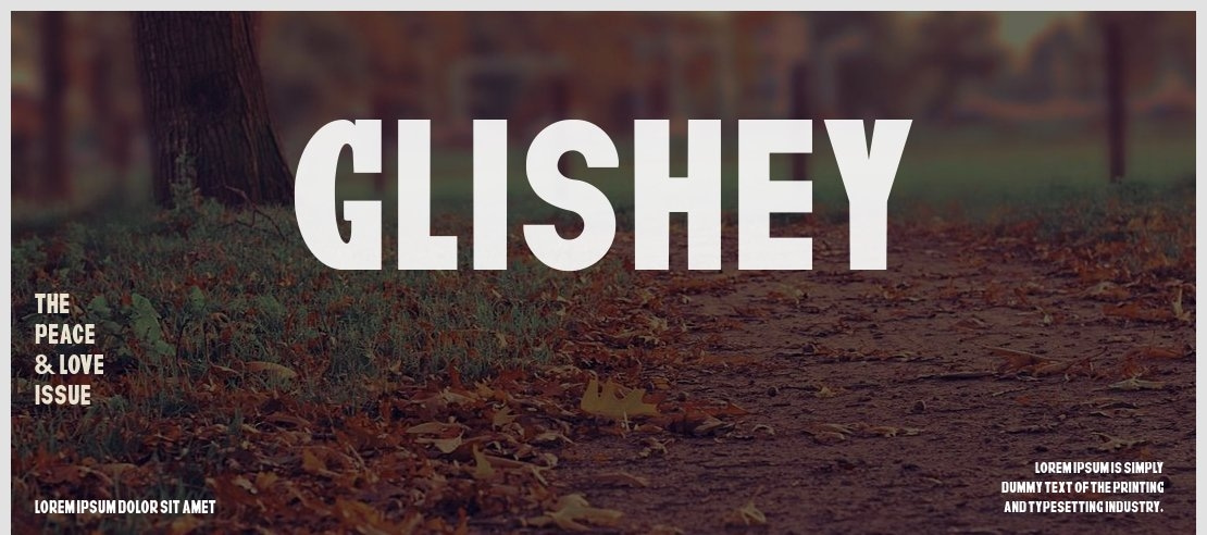 Glishey Font