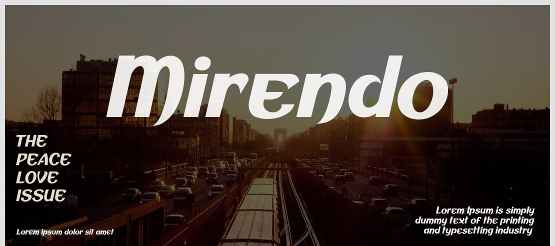 Mirendo Font