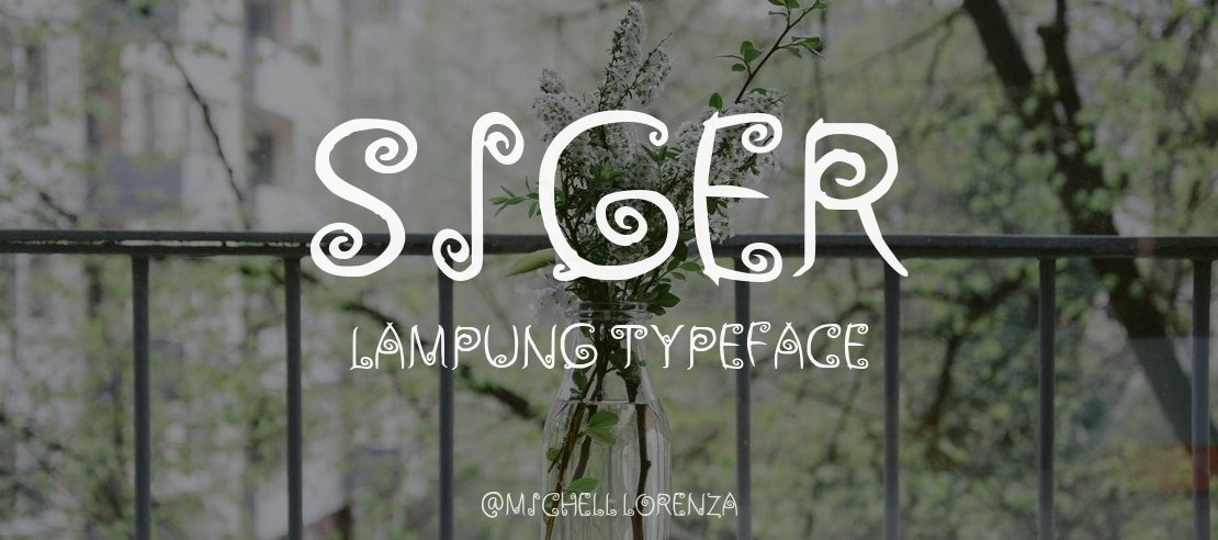 Siger Lampung Font