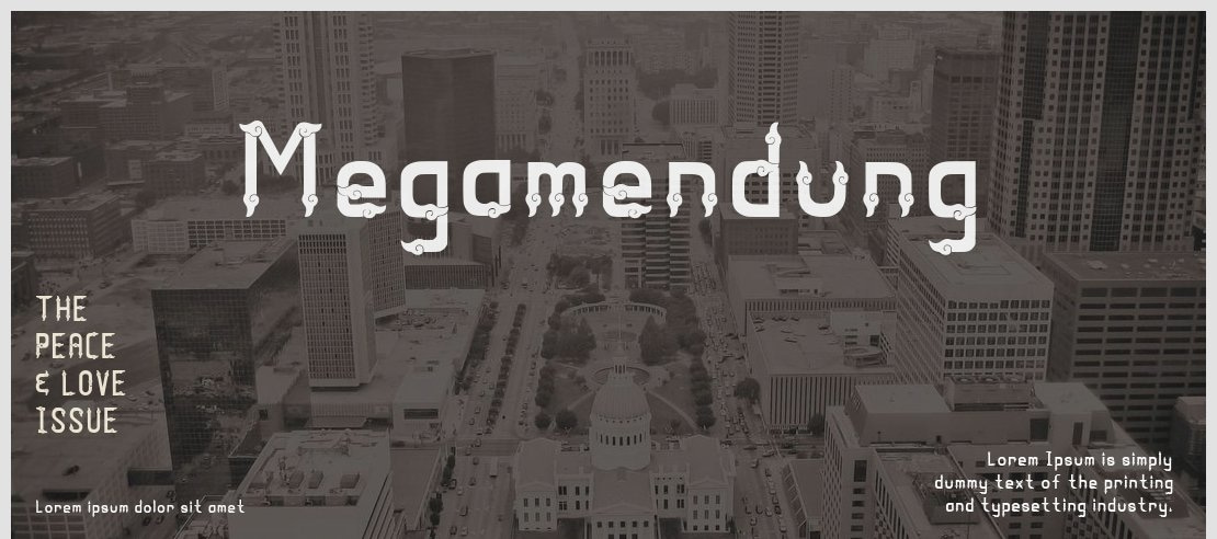 Megamendung Font