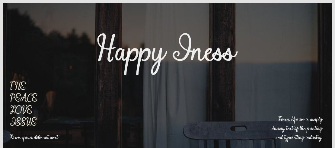 Happy Iness Font