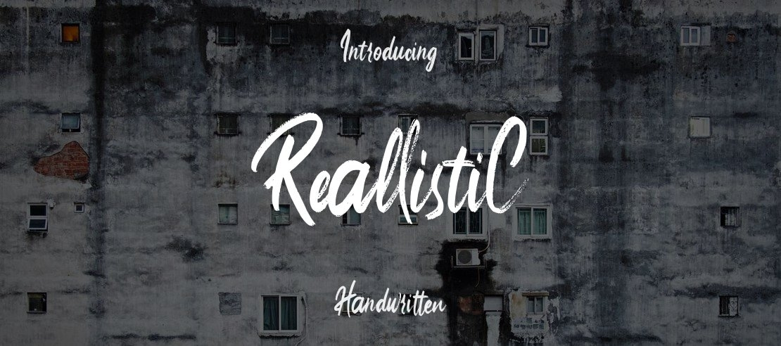 ReallistiC Font