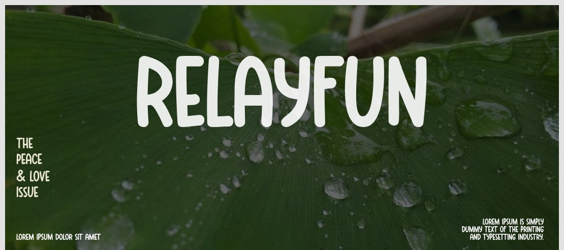 Relayfun Font