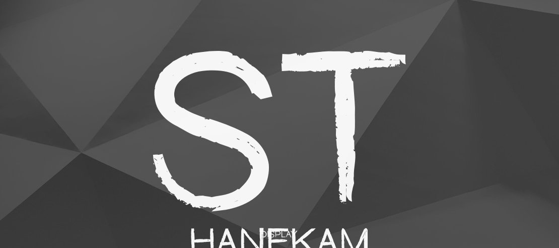 ST Hanekam Font Family