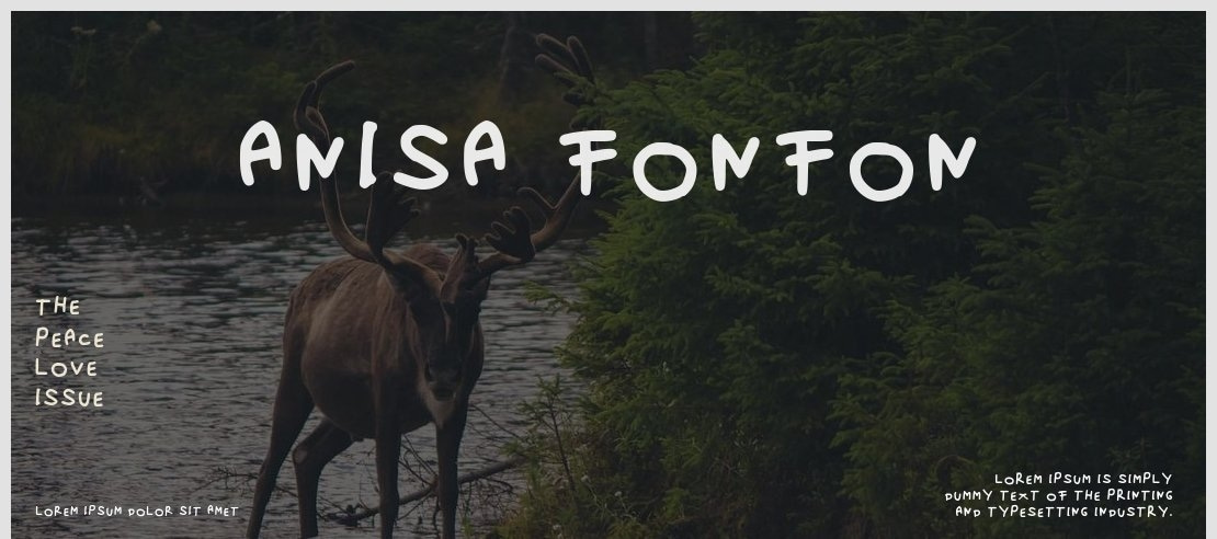 Anisa Fonfon Font