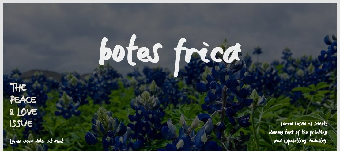 botes frica Font